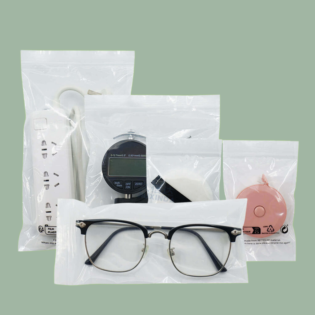 GRS Recycled Press Zip Bags