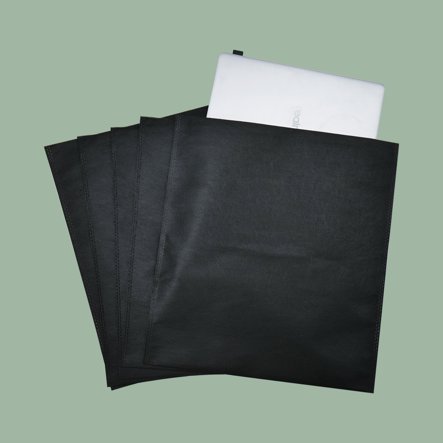 Custom Black Non-woven Bag