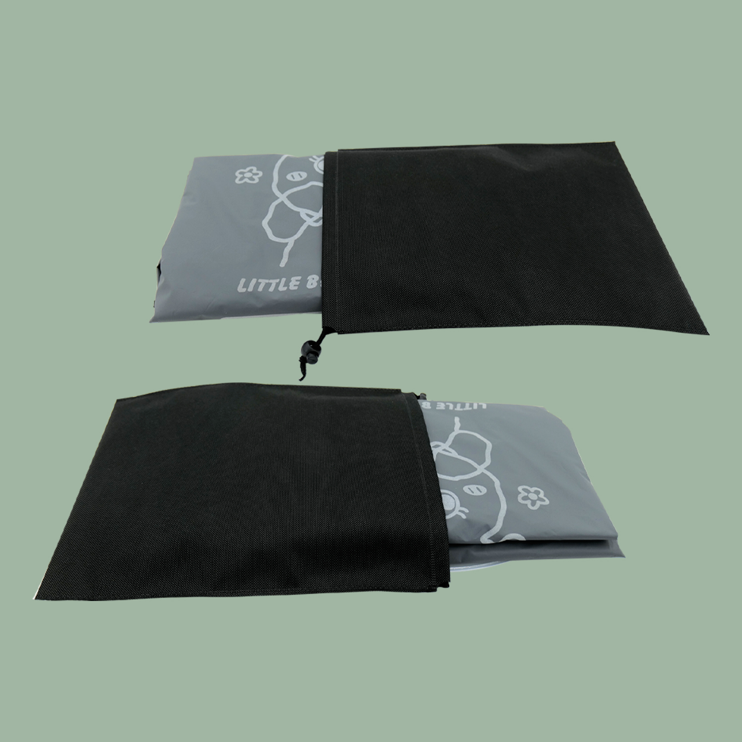 Black Compostable Fiber Bags for Electronics
