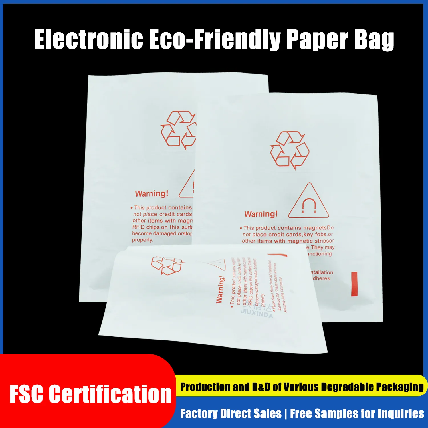 The reading machine is packaged in glassine paper bags