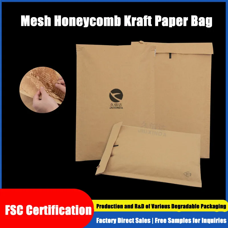 Honeycomb kraft paper bags