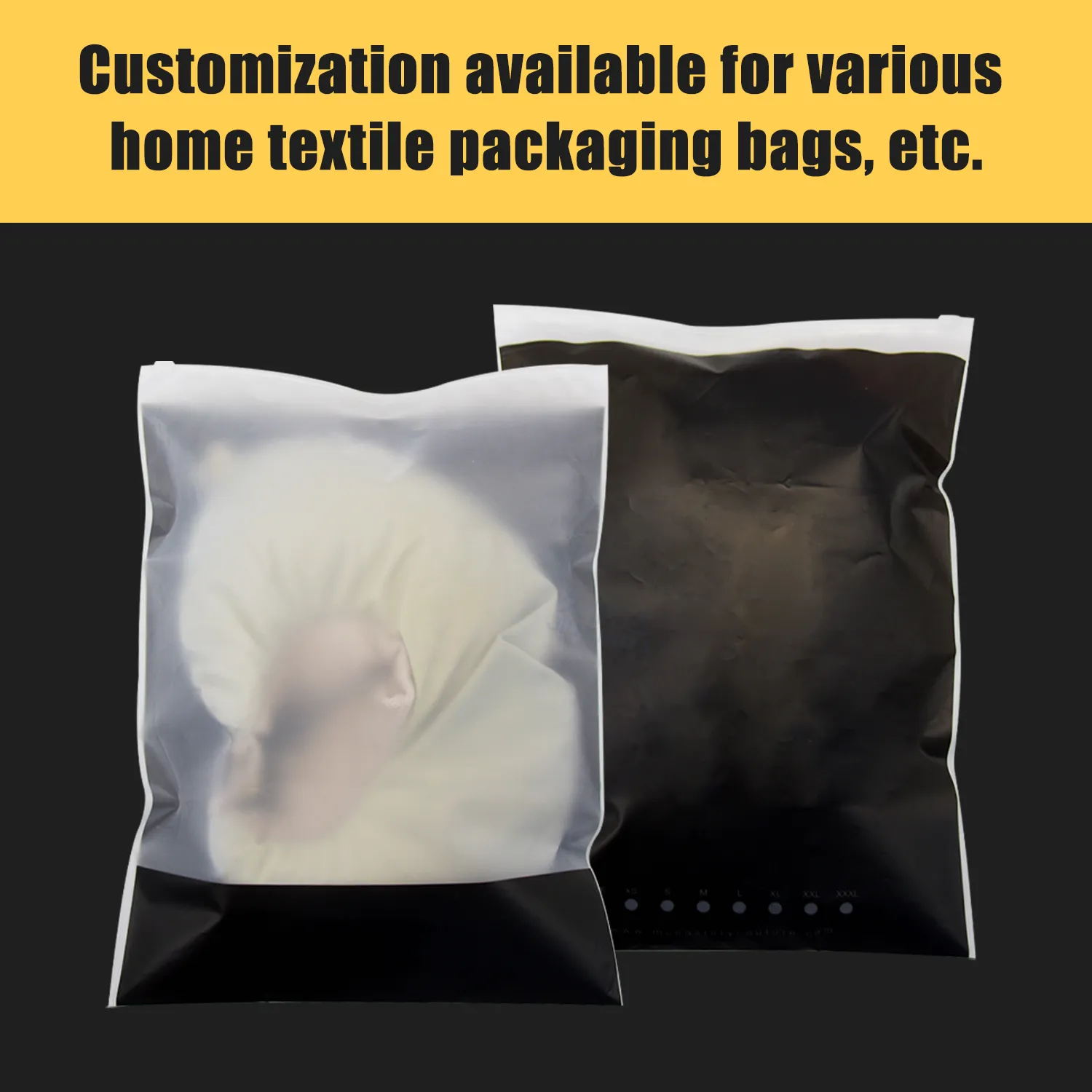 Clothing U-shaped Pillow - CPE Packaging Zipper Bag