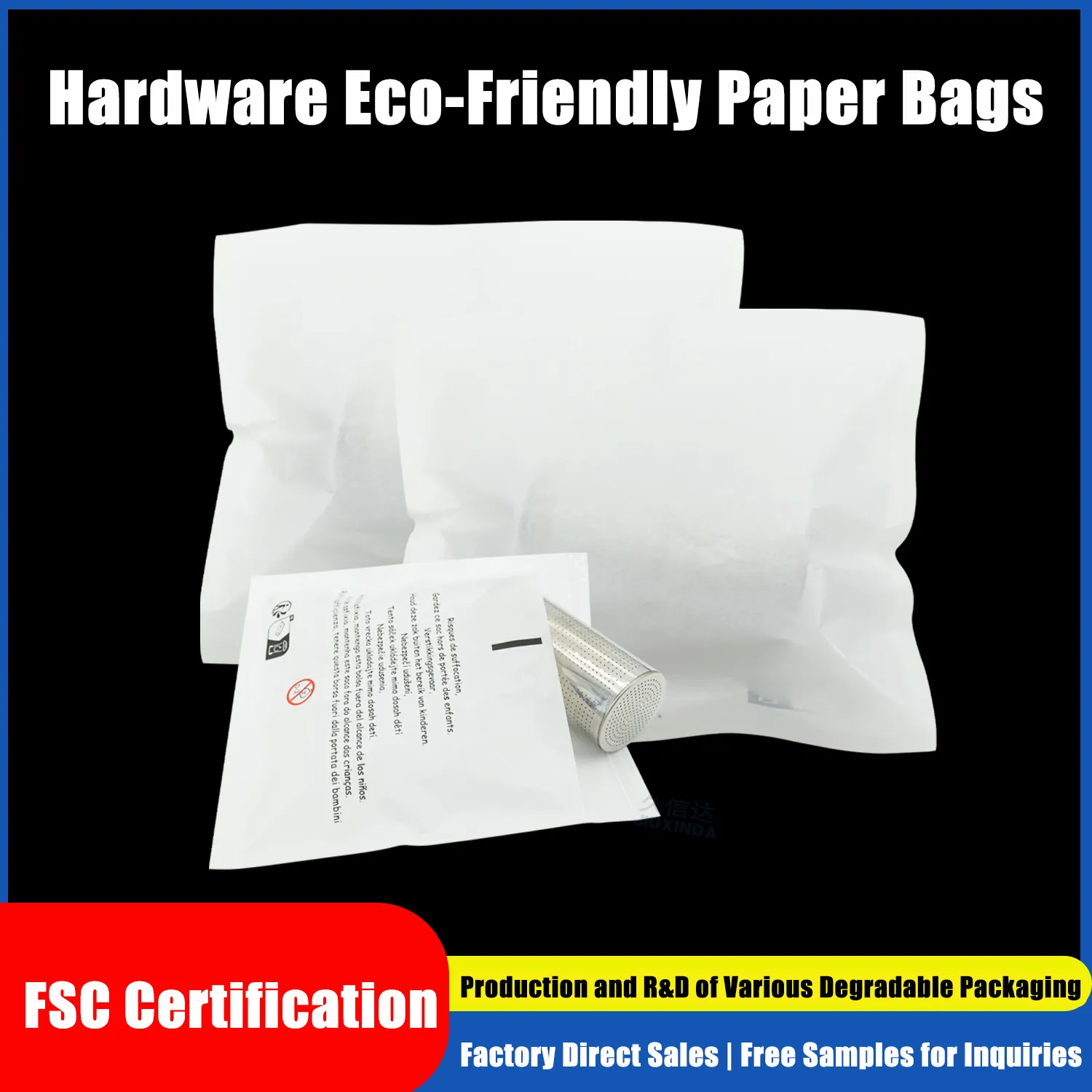 Parts glassine paper bag