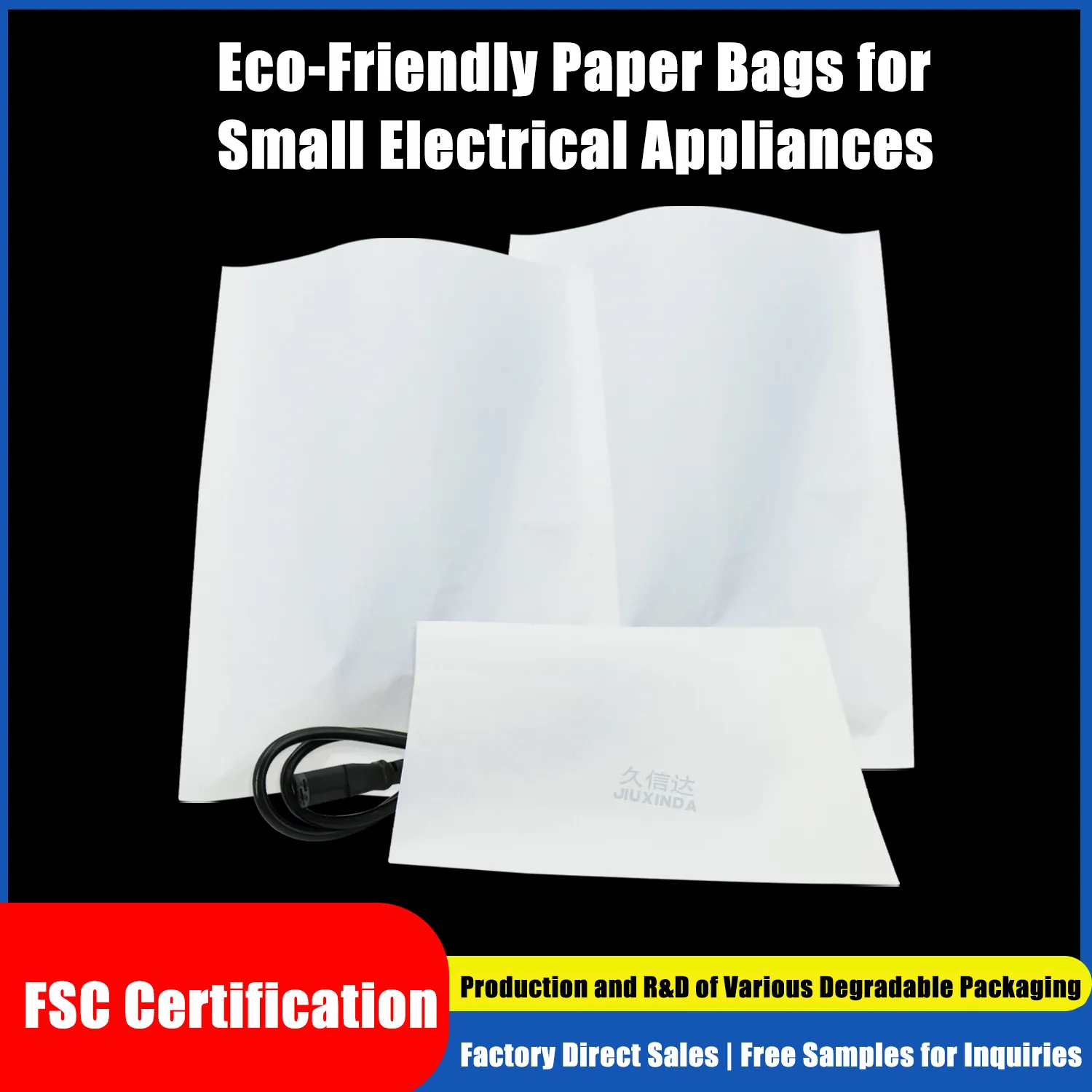 Flat-mouth paper bag