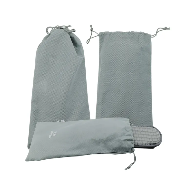 Non-woven fabric drawstring bag for slippers
