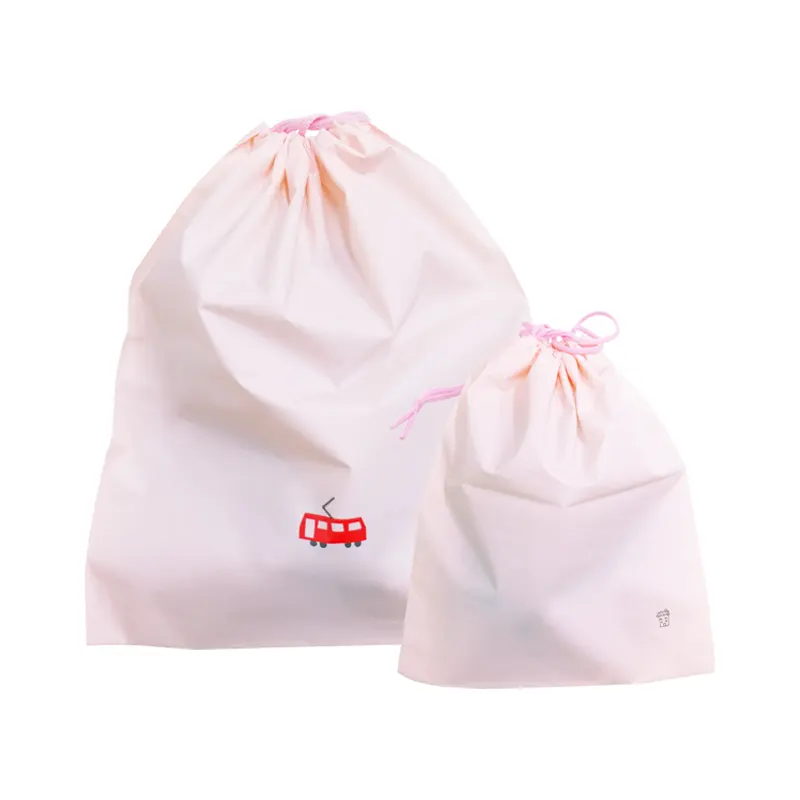 Versatile CPE Drawstring Bags with Flexible Closure