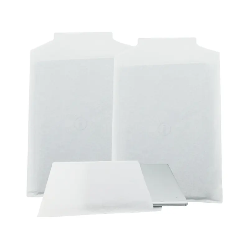 Biodegradable Cotton Paper Bags for Laptop Packaging Irregular Opening