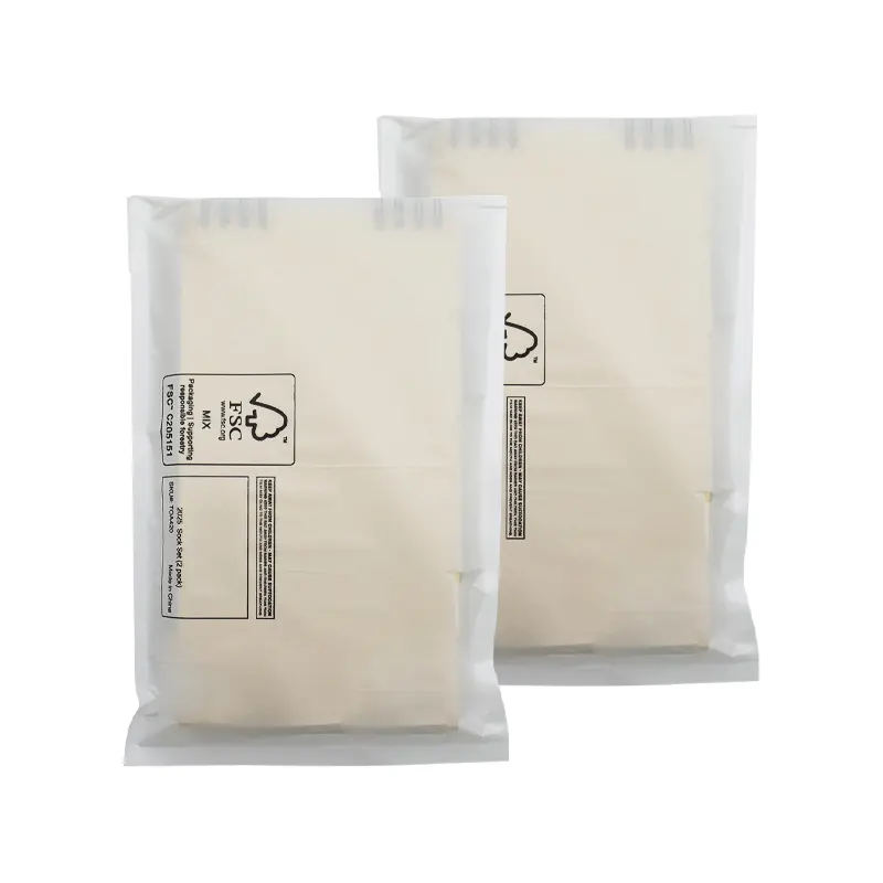 Glassine Paper Bags Waterproof Oil Resistant Self Adhesive Customizable