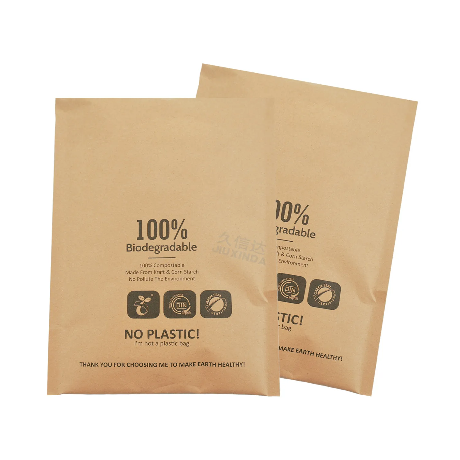 Degradable Bubble Bags Made of Cowhide Paper