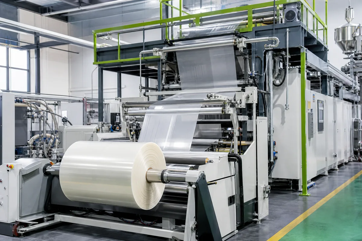 Cast film machines