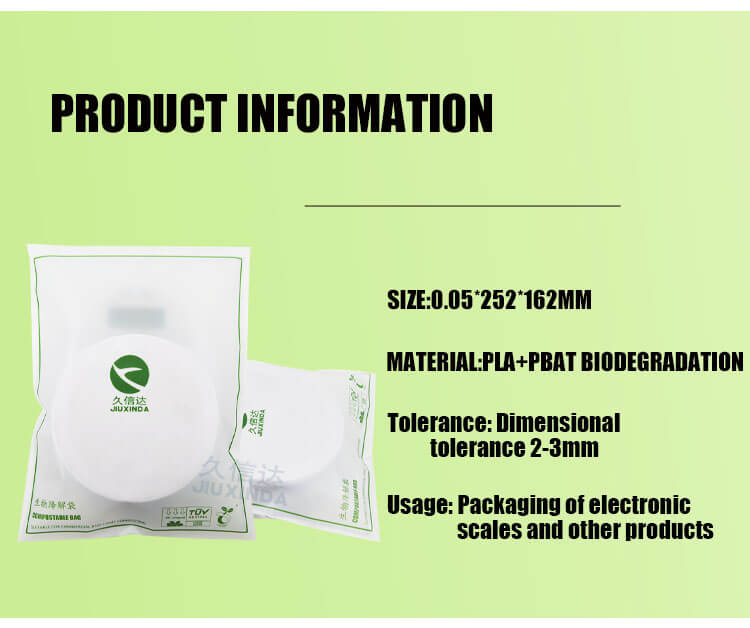 Compostable packaging bags