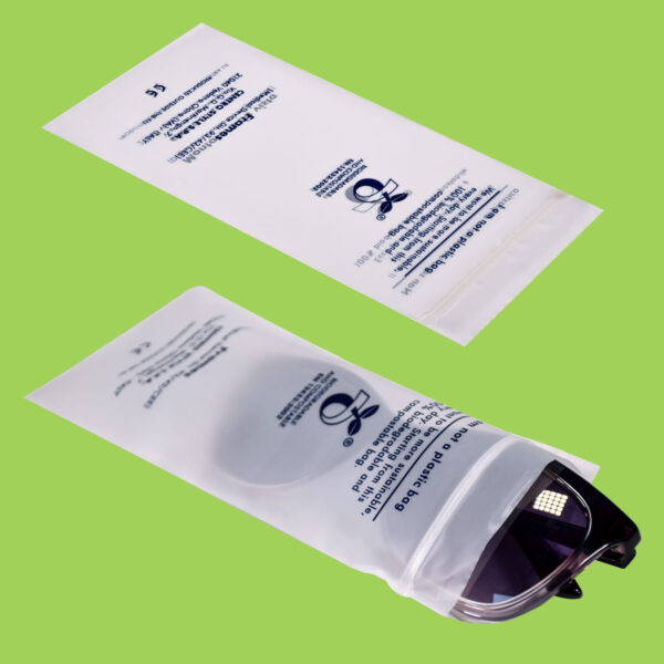 Biodegradable glasses packaging plastic bag