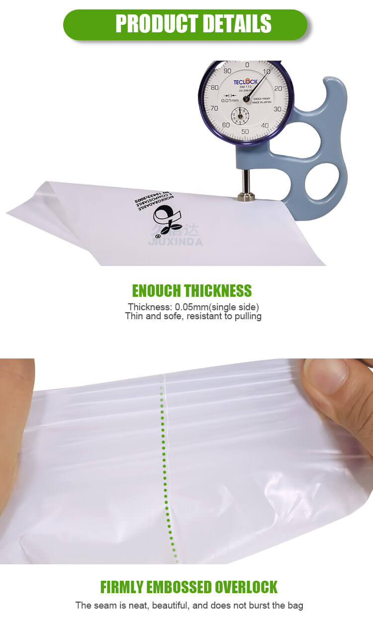 Glasses packaging ziplock bag