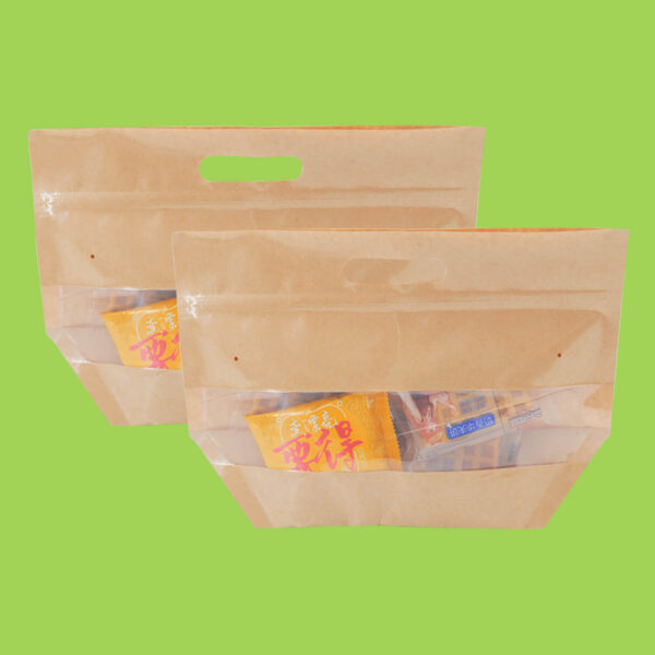 Kraft Paper Window Carrying Bag