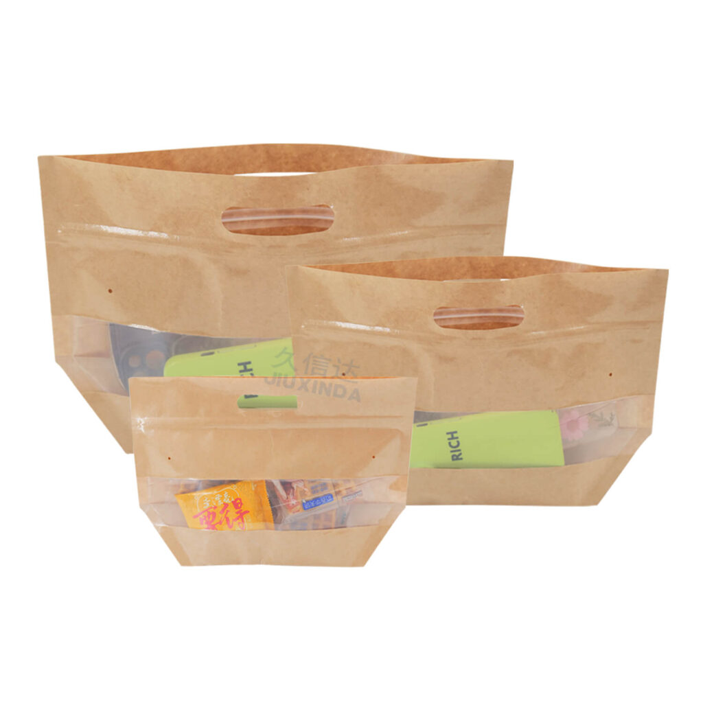 Kraft Paper Window Carrying Bag