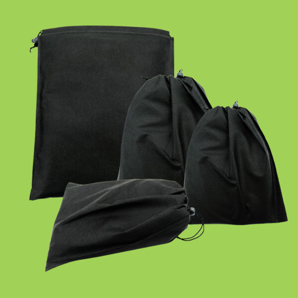 Non-woven fabric drawstring packaging bag