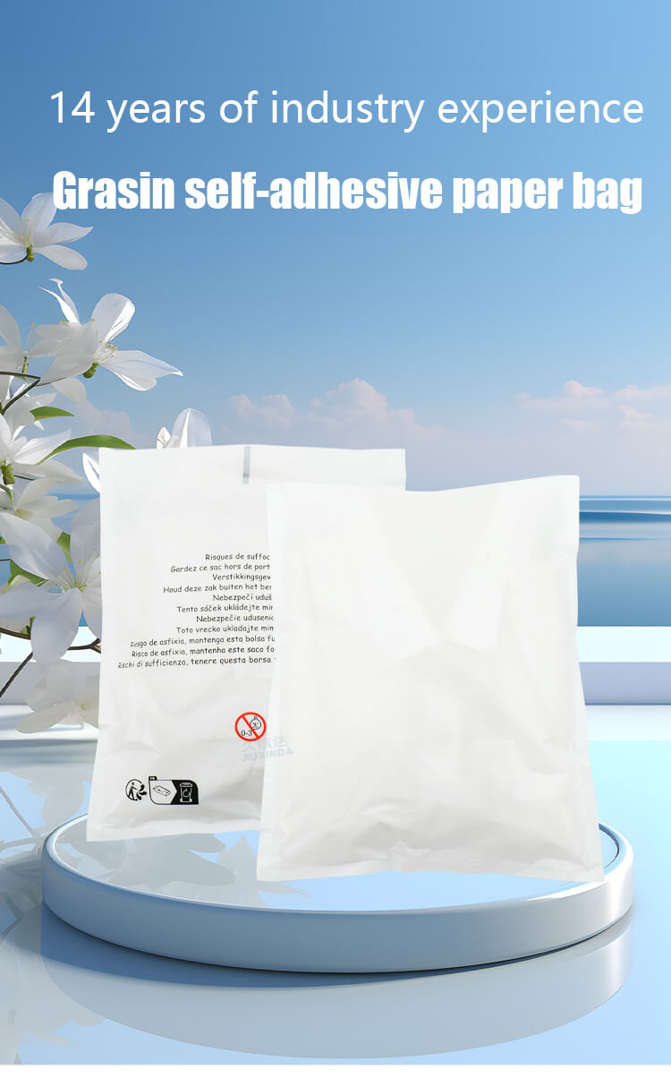 Glassine paper bag self-adhesive bag