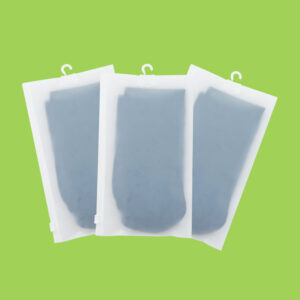 CPE Frosted Zipper Bag