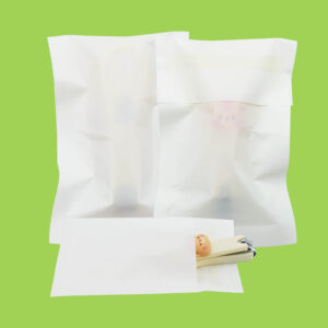 Small glassine paper bag packaging