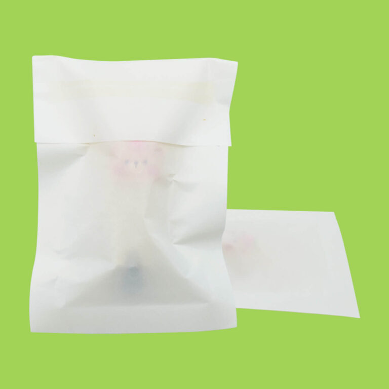 Small glassine paper bag packaging