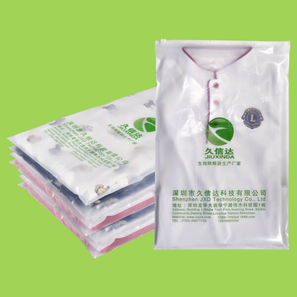 Zipper bags for packing clothing