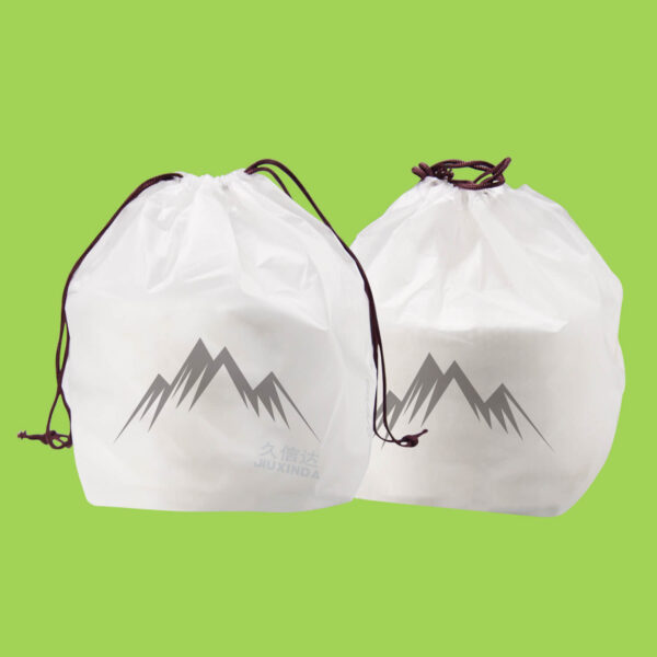 CPE drawstring bag for cosmetics