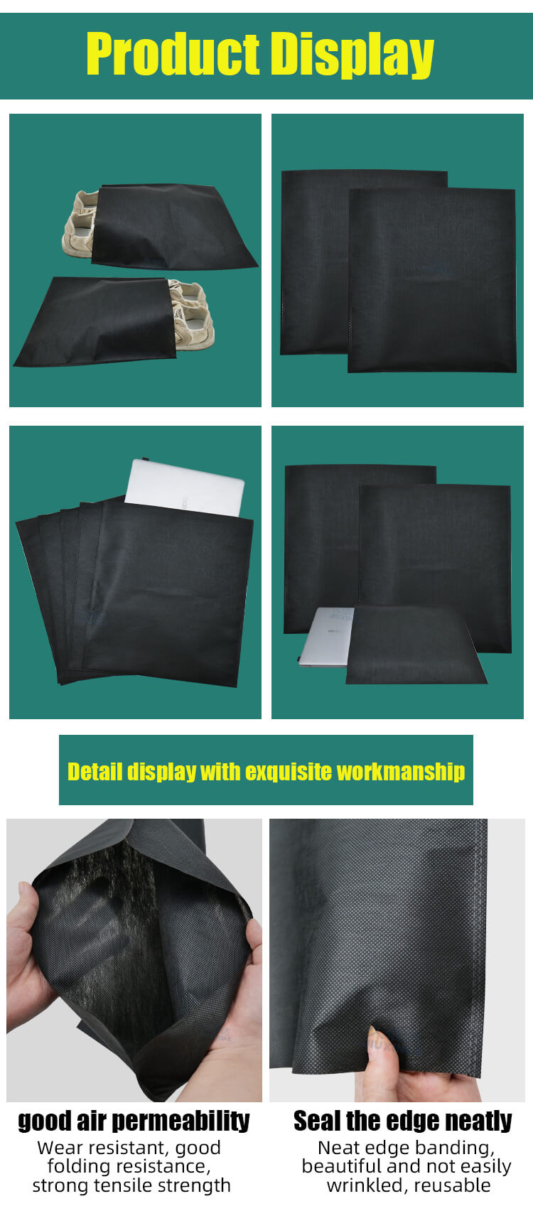 Recyclable non-woven bag