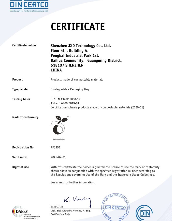 European Industrial Composting Certificate